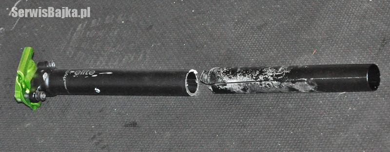 Pomoc specjalisty przy zapieczonej sztycy