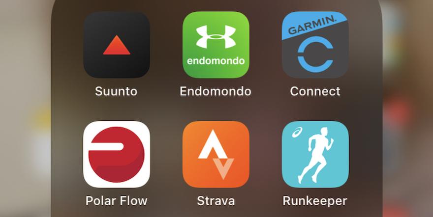 Endomondo i Strava